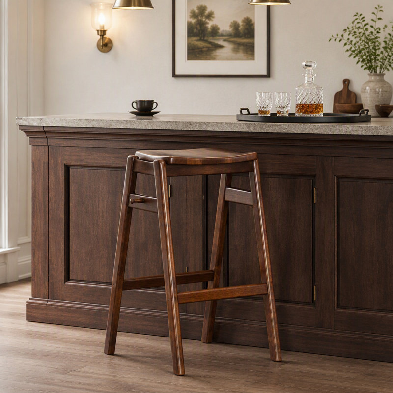 Tabourets de bar empilables Mid-Century Malvern