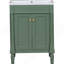 Meuble-lavabo 24 po avec lavabo supérieur, meuble de rangement moderne à 2 niveaux, meuble-lavabo simple, grandes tablettes de rangement (Remplacer SW000102AAF)-412879213-412879208