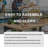 Foldable Expandable Dining Table Set for 4 People
