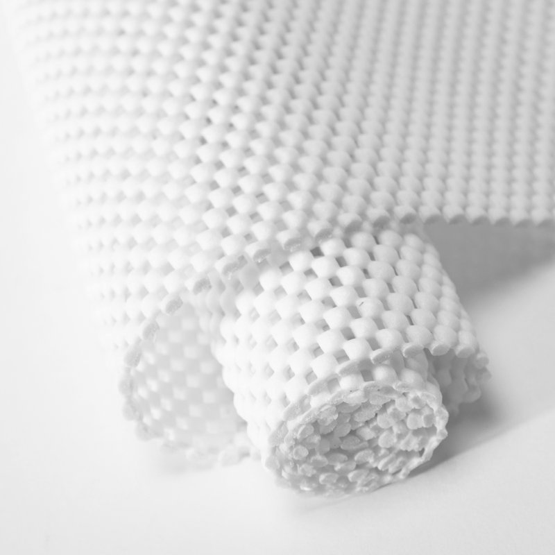 Doublure de tablette, doublures d'armoire antidérapantes non adhésives, doublures de tiroir, blanc L 180 po x l 12 po, Blanc