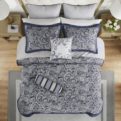 Ensemble d'édredon en polyester jacquard 3 pièces