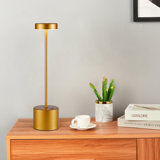 Cordless Table Lamp, Portable Battery Powered LED Desk Lamp Dim