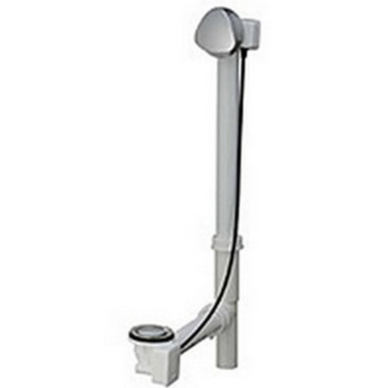 Drain de baignoire avec trop-plein Duravit - nickel, Nickel