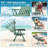 Backpack Beach Chair, 6-Positions Reclining Folding Beach Chair with Cooler Bag and Cup Holder-336665200-354960289