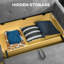 Mikiyas 2 Seater Sofa Bed Hidden Storage Pull Out Bed-366006422