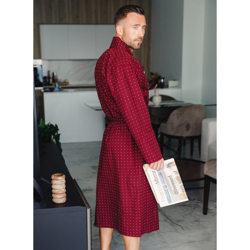 Rorry Mid-Calf Bathrobe with Pockets, XXL