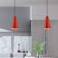 Luminaire suspendu conique à 1 lumière Carolan-1678225727