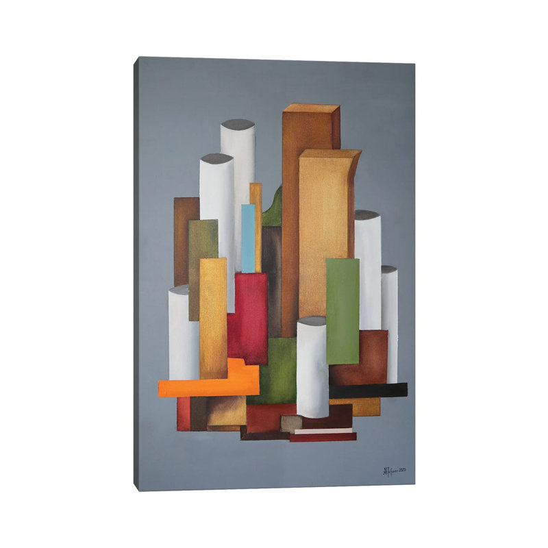 Night Melody by Alexander Trifonov - Wrapped Canvas Painting, 30.48cm H x 20.32cm W x 1.91cm D