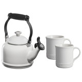 Le Creuset Demi Kettle W/ SS Knob & 2 Mug Set