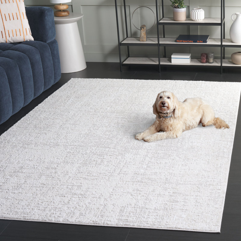 Tapis abstrait Bezons Performance, Carré 6 pi 7 po