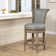 Classic Upholstered 26"-30" Bar Stools With Wooden Frame And Nailhead Trim