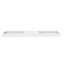 Lavabo de salle de bain mural double à surface solide avec drain dissimulé 84 po Juniper - Blanc-77315789