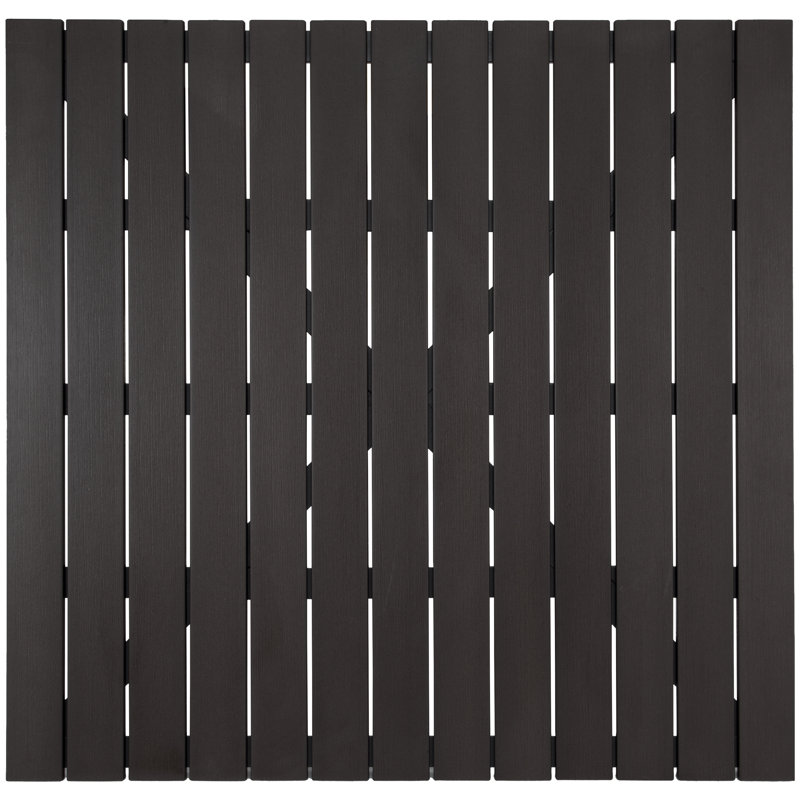 Plateau de table Vienna Vienna, Noir, H 1,25 po x L 42 po x l 42 po