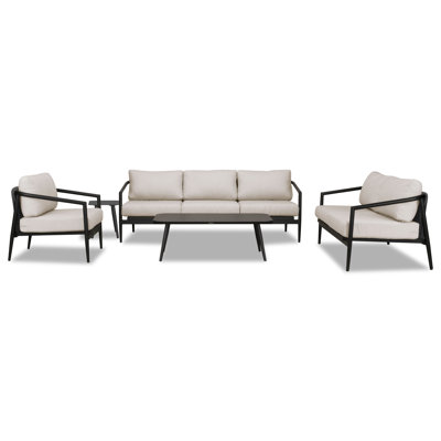 Delaine 5 Piece Sunbrella Sofa Seating Group with Sunbrella Cushions -  Joss & Main, 729883F9004345F0B16BEA4944955985