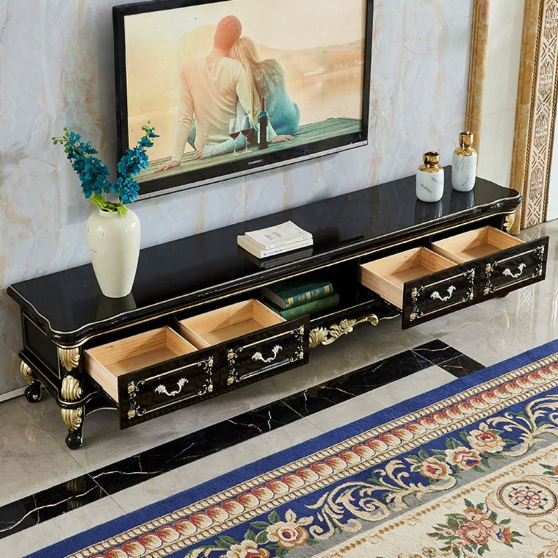 Creative Black TV Stand