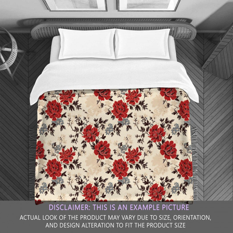 Floral Anquette Comforter, Twin Comforter