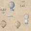 Nostalgie Steampunk Air Balloons 33' L x 21" W Wallpaper Roll-28969890
