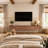 Modern 94.5" Floating TV Stand Wall-Mounted Media Console with Storage-4967211-31303626