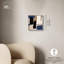 Décoration murale bleue moderne en toile Quietude I par Art Remedy-115108822-115108832