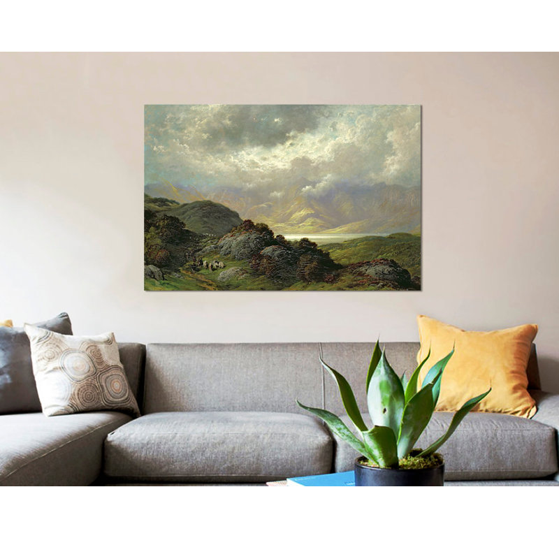 « gaélique landscape », impression sur toile, H 26 po x l 40 po x P 1,5 po