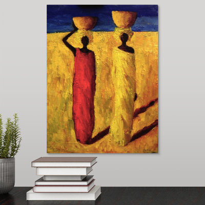 Driston " Calabash Girls, 1991 " Oil Print