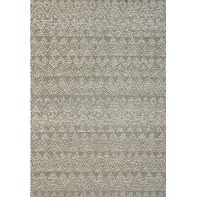 Tapis d'intérieur / extérieur à chevrons gris Frawley