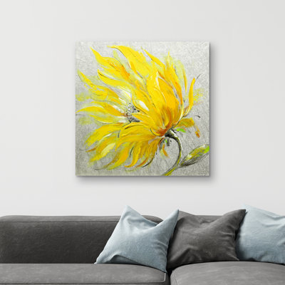 flower - 32"x32" art on canvas