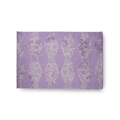 Tapis rayé en chenille