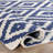 Thurston Geometric Handmade Tufted Wool Navy Area Rug-558947743