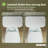 HOROW Round Chair-Height Two-Piece Toilet with Soft-Close Seat, 360° Jet Flush, Floor Mounted, 1.28 GPF