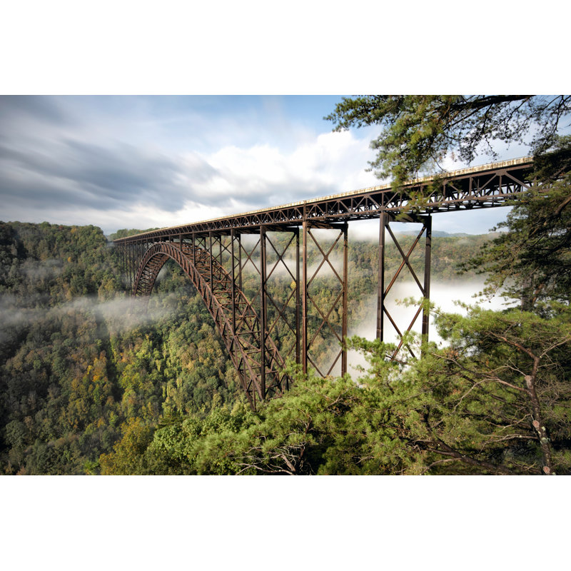 «New River Gorge Bridge» par Danny Head - photographie sur toile tendue, H 24 po x l 36 po x P 1,25 po