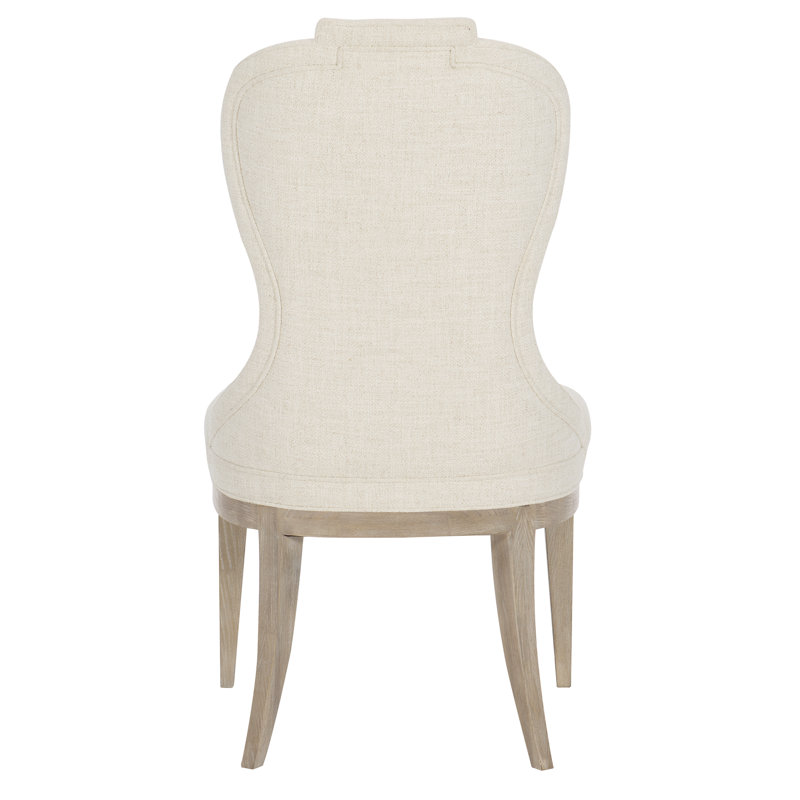 Santa Barbara Beige Linen Upholstered Parsons Side Chair