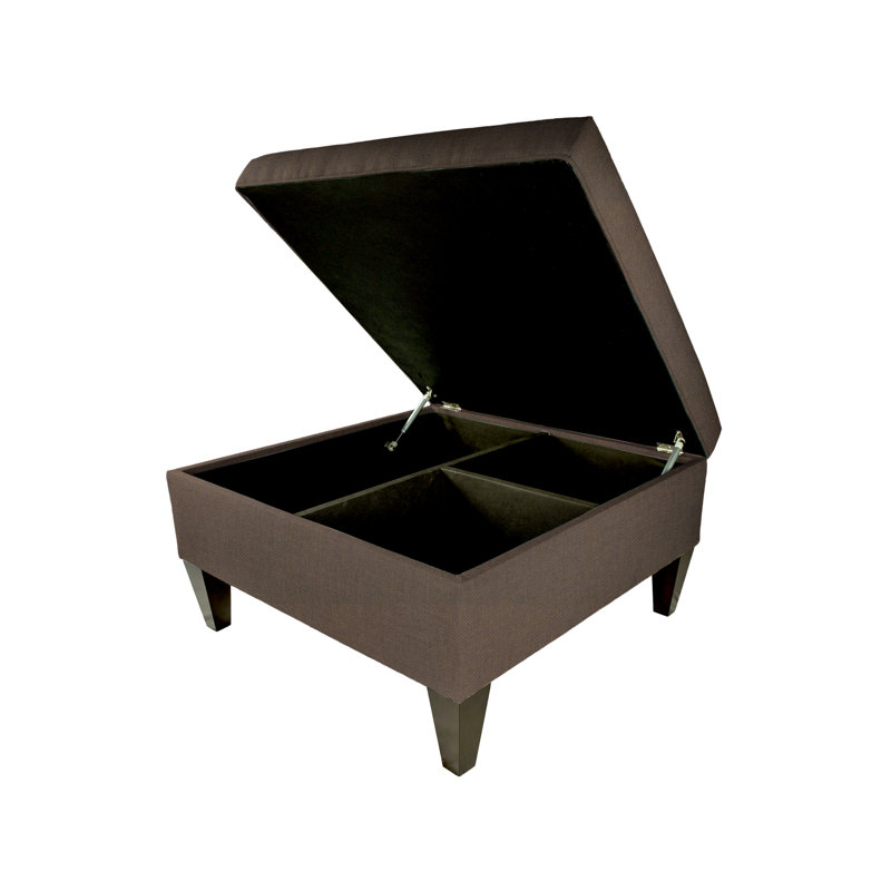 Zaylee Upholstered Ottoman, Sterling