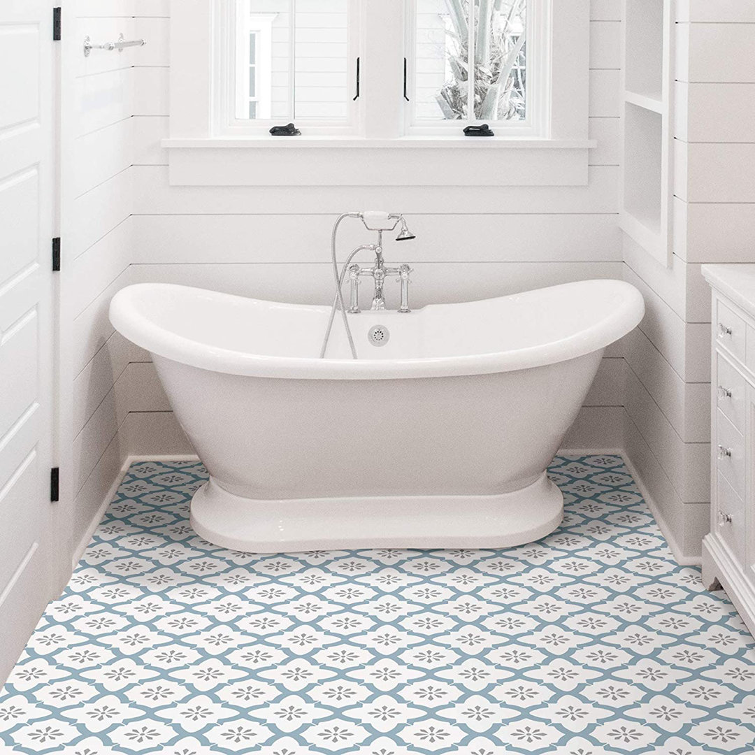 Buckman 30.48 x 30.48 cm PVC Tile in Blue
