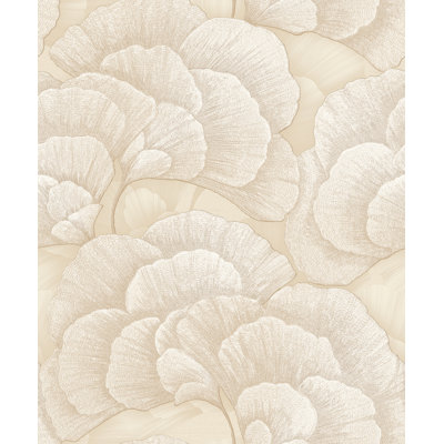 Embroidered Ginkgo Wallpaper