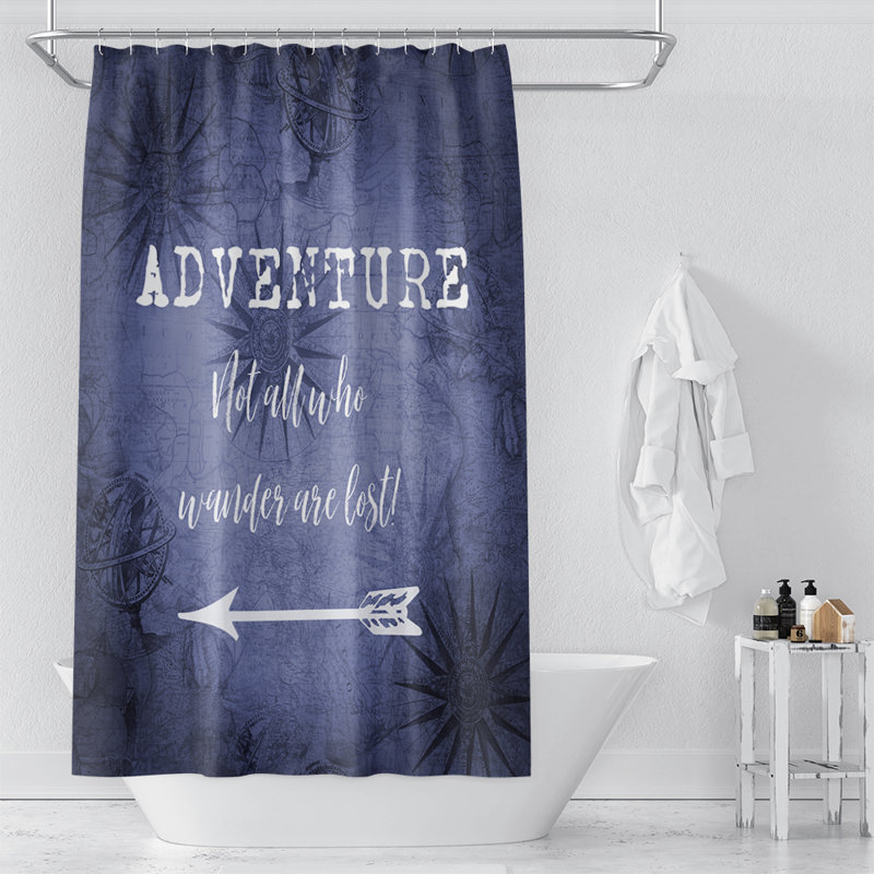Rideau de douche simple Silke, 70 po x 72 po