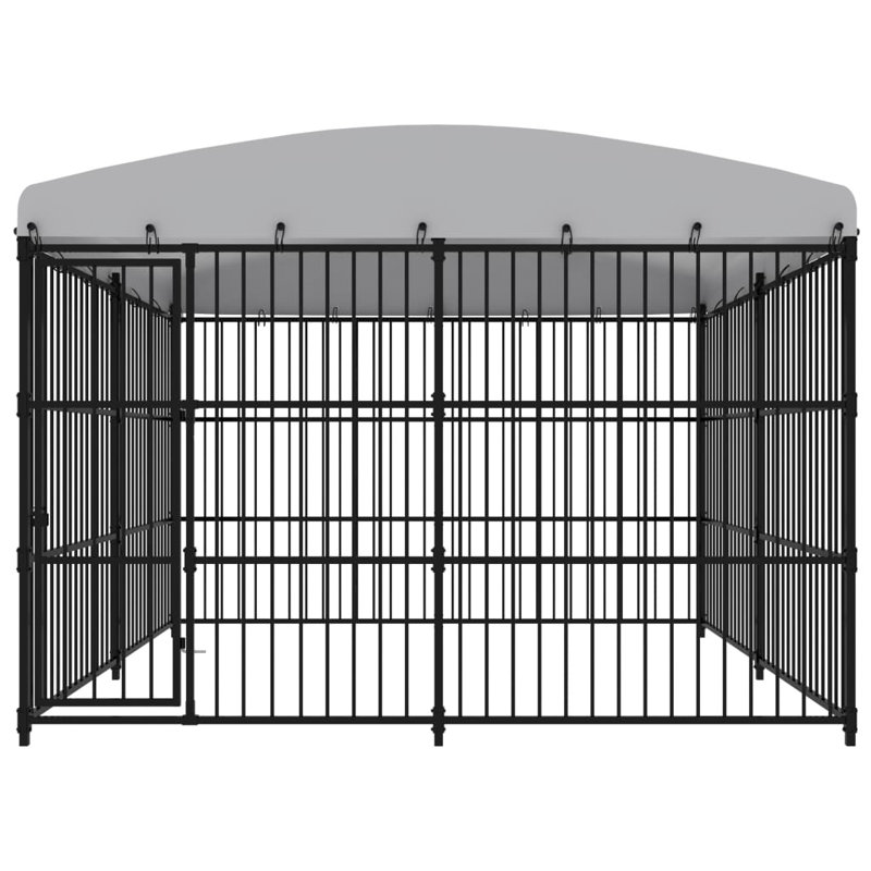 Joni 210cm H Steel Kennel With Door