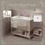 Ensemble de meuble-lavabo autoportant 36 po avec lavabo encastré en céramique 36 po 4 tiroirs Frame Armoire en bois massif-130830794-130830796