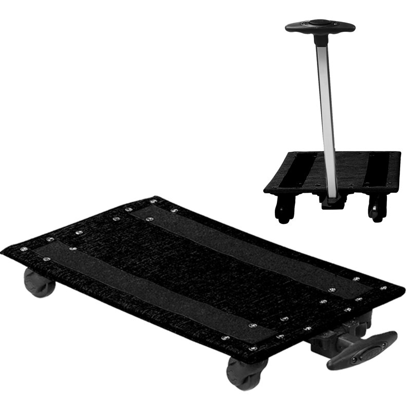 Transporteur et poussette pour animaux 3 en 1 - L 20 po x l 13 po x H 11,5 po, poignée télescopique, bandoulière et poignée, tissu Oxford 600D durable, panneaux de ventilation, avec poche de rangement - KLEMM