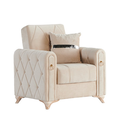 Fauteuil-lit convertible 35 po avec rangement Ferrero
