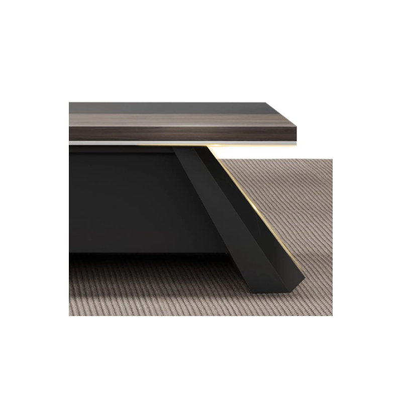 Nahara L-Shaped Executive Desk, 75cm H x 300cm W x 90cm D