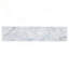 Console en marbre blanc uni avec cadre en fer antique