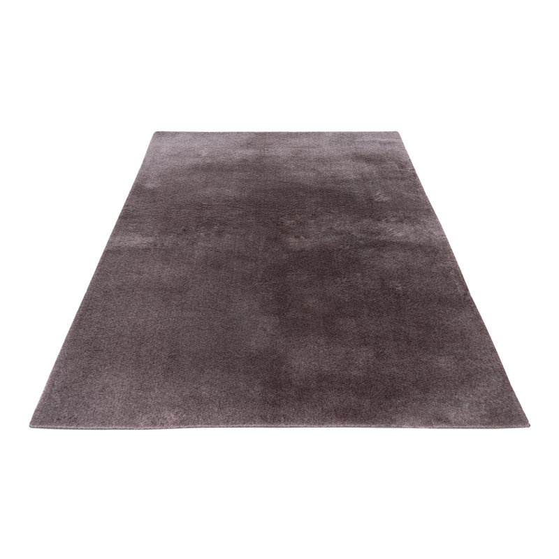 Jazz Uni Hand Tufted Area Rug, Rectangle 160 x 230cm, Mauve