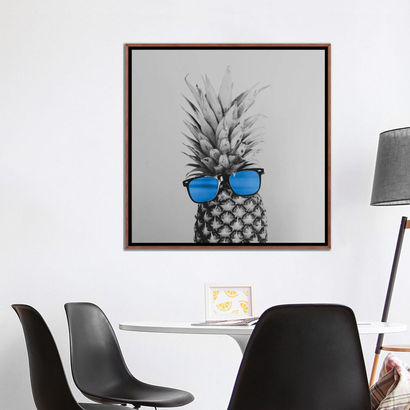 «Mr. Pineapple II 'par Chelsea Victoria - reproduction d'art, H 37 po x l 37 po x P 1,5 po