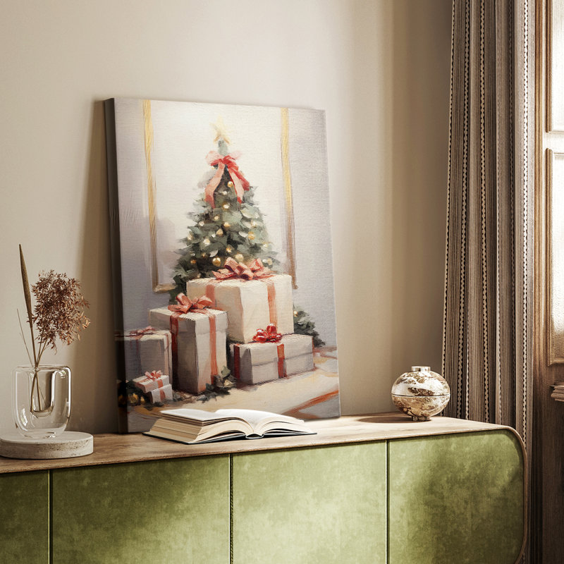 Art des Fêtes de Noël - série 2-XXXV - galerie Cavas sur mesure, H 48 po x l 32 po