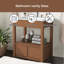 Base de meuble-lavabo simple 29,4 po seulement en brun