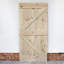 Russellton Solid Pine Sliding Door-777743887