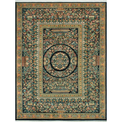 Pak-Persian Dua Black Rug