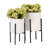 Aideen Metal Planter Pot Set for Indoor & Outdoor Use - Set of 2-1491348893