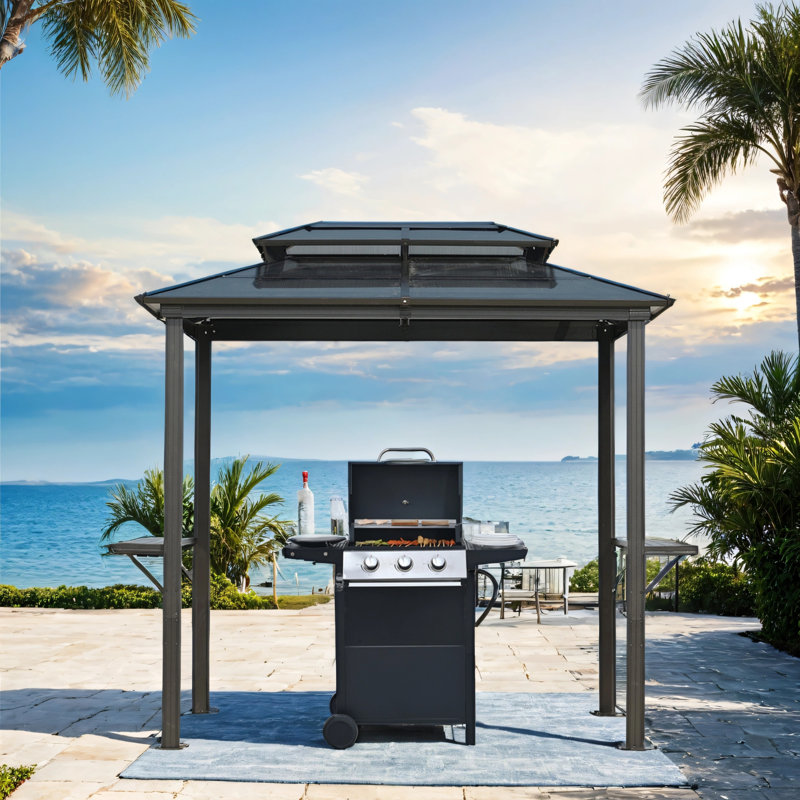 Pavillon de jardin extérieur pour barbecue